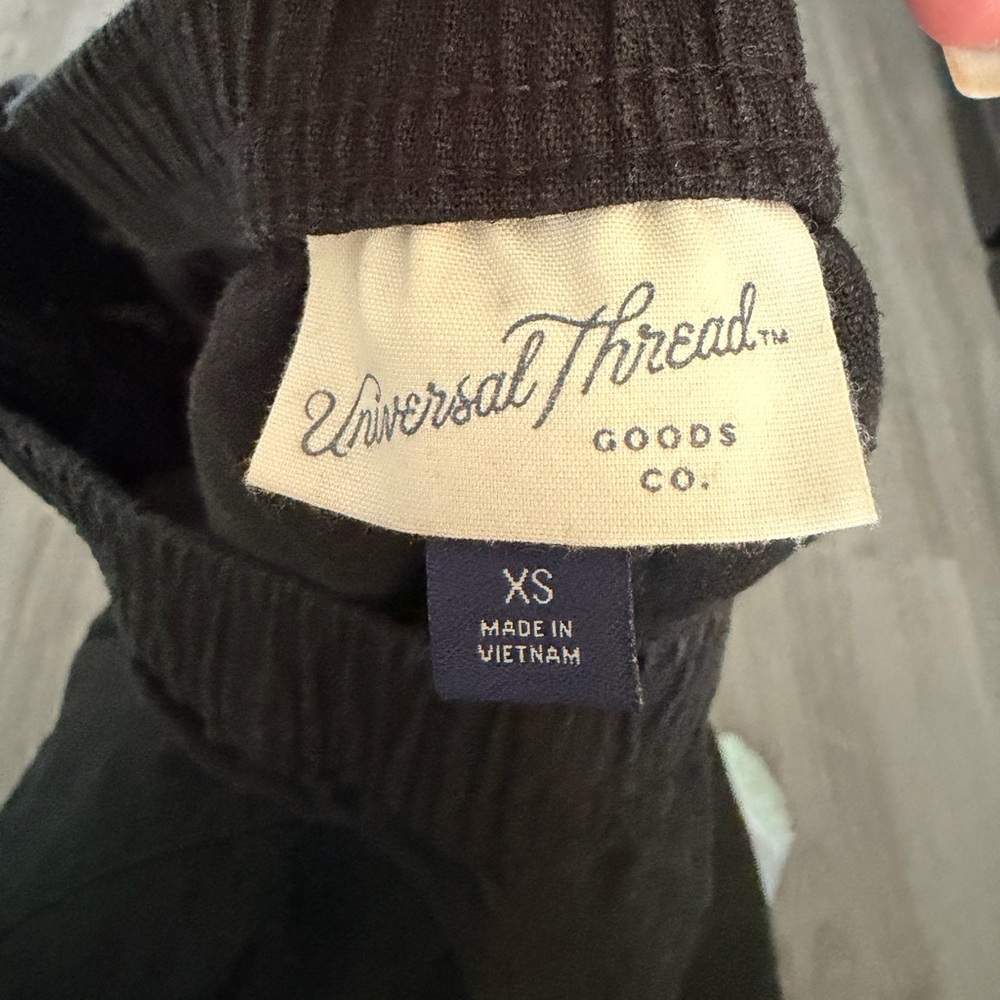 Universal Thread Black Drawstring-Look Elastic Wa… - image 4